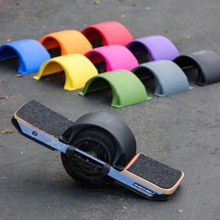Onewheel fenders in different colors is one of the most popular accessories for the Onewheel